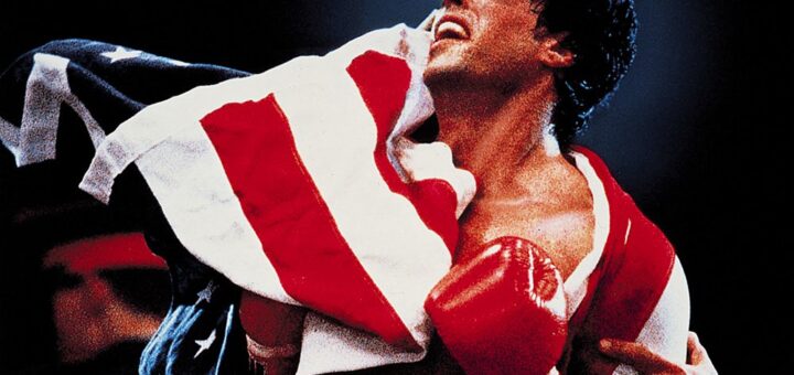 Poster for the movie "Rocky IV"