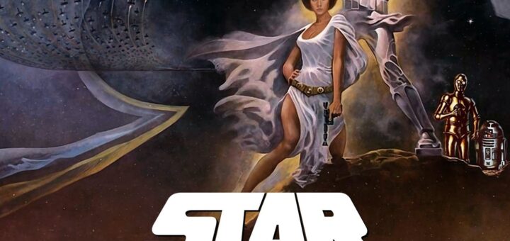 Poster for the movie "Star Wars"