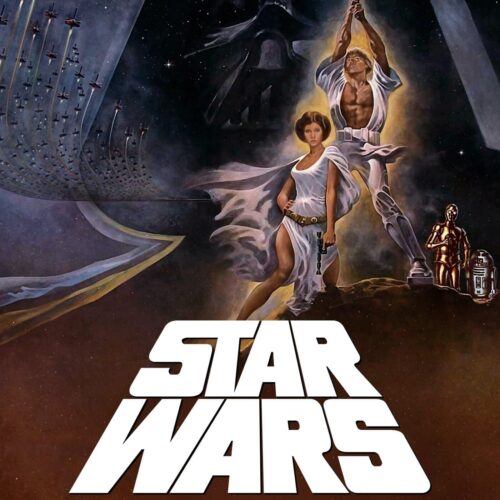 Poster for the movie "Star Wars"