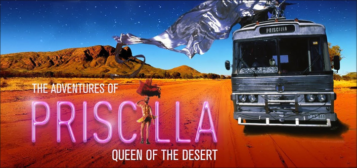 Australian poster: The Adventures of Priscilla, Queen of the