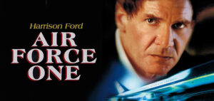 After making a speech in Moscow vowing to never negotiate with terrorists, President James Marshall (Harrison Ford) boards Air Force One with his family (Wendy Crewson, Liesel Matthews) and advisers. When a group of terrorists led by Ivan Korshunov (Gary Oldman) hijacks the flight, the President's principles are put to the test. Feigning escape, ex-solider Marshall stows away in the aircraft and must race against time to rescue his family and everyone else on board.