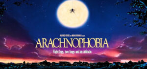 After a nature photographer (Mark L. Taylor) dies on assignment in Venezuela, a poisonous spider hitches a ride in his coffin to his hometown in rural California, where arachnophobe Dr. Ross Jennings (Jeff Daniels) has just moved in with his wife, Molly (Harley Jane Kozak), and young son. As town residents start turning up dead, Jennings begins to suspect spiders, and must face his fears as he and no-nonsense exterminator Delbert McClintock (John Goodman) fight to stop a deadly infestation.