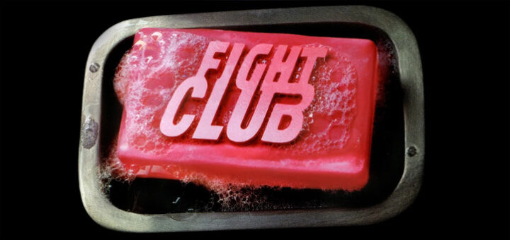 A depressed man (Edward Norton) suffering from insomnia meets a strange soap salesman named Tyler Durden (Brad Pitt) and soon finds himself living in his squalid house after his perfect apartment is destroyed. The two bored men form an underground club with strict rules and fight other men who are fed up with their mundane lives. Their perfect partnership frays when Marla (Helena Bonham Carter), a fellow support group crasher, attracts Tyler's attention.