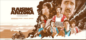 An ex-con and an ex-cop meet, marry and long for a child of their own. When it is discovered that Hi is unable to have children they decide to snatch a baby. They try to keep their crime a secret, while friends, co-workers and a bounty hunter look to use the child for their own purposes.