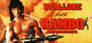 John Rambo (Sylvester Stallone) is doing hard time in jail when his former boss, Col. Troutman (Richard Crenna), offers him a deal. If Rambo travels to Vietnam to try to find the American prisoners of war, his criminal record will be expunged. Rambo takes the reconnaissance assignment and agrees not to get involved in any of the action. However, when his Vietnamese lover, Co Bao (Julia Nickson), is killed by American forces, Rambo forgets his promise and takes matters into his own hands.