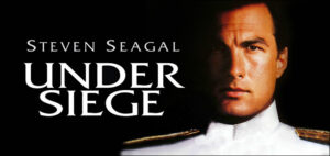 A heroic loner (Steven Seagal) takes on a group of nuclear terrorists in this seagoing yarn. Posing as a rock band, the terrorists (including Tommy Lee Jones) get themselves hired for a party aboard the USS Missouri, a battleship en route to Pearl Harbor for decommissioning. They plan to steal the ship's nuclear arsenal but haven't reckoned on the intervention of the ship's chef, a decorated former Navy SEAL.