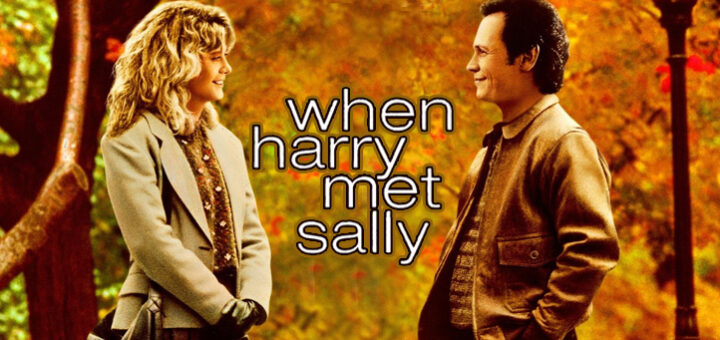 In 1977, college graduates Harry Burns (Billy Crystal) and Sally Albright (Meg Ryan) share a contentious car ride from Chicago to New York, during which they argue about whether men and women can ever truly be strictly platonic friends. Ten years later, Harry and Sally meet again at a bookstore, and in the company of their respective best friends, Jess (Bruno Kirby) and Marie (Carrie Fisher), attempt to stay friends without sex becoming an issue between them.