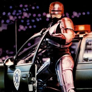 Poster for the movie "RoboCop"