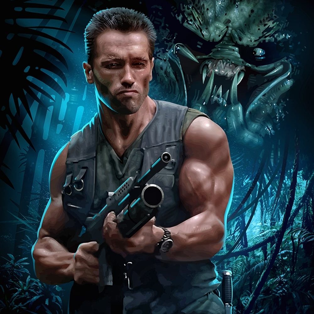 Poster for the movie "Predator"