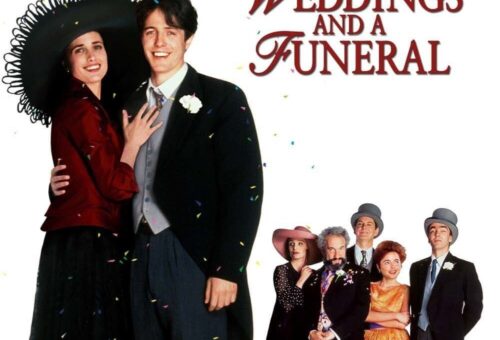 Poster for the movie "Four Weddings and a Funeral"