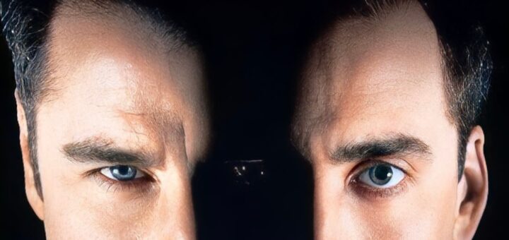 Poster for the movie "Face/Off"